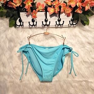 G21 Sexy Ocean Blue String Bikini Bottoms